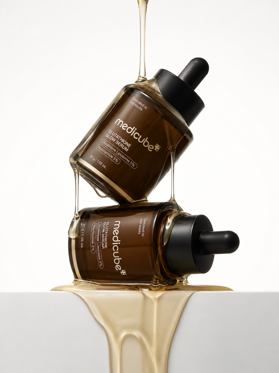 Medicube serum cascade visual