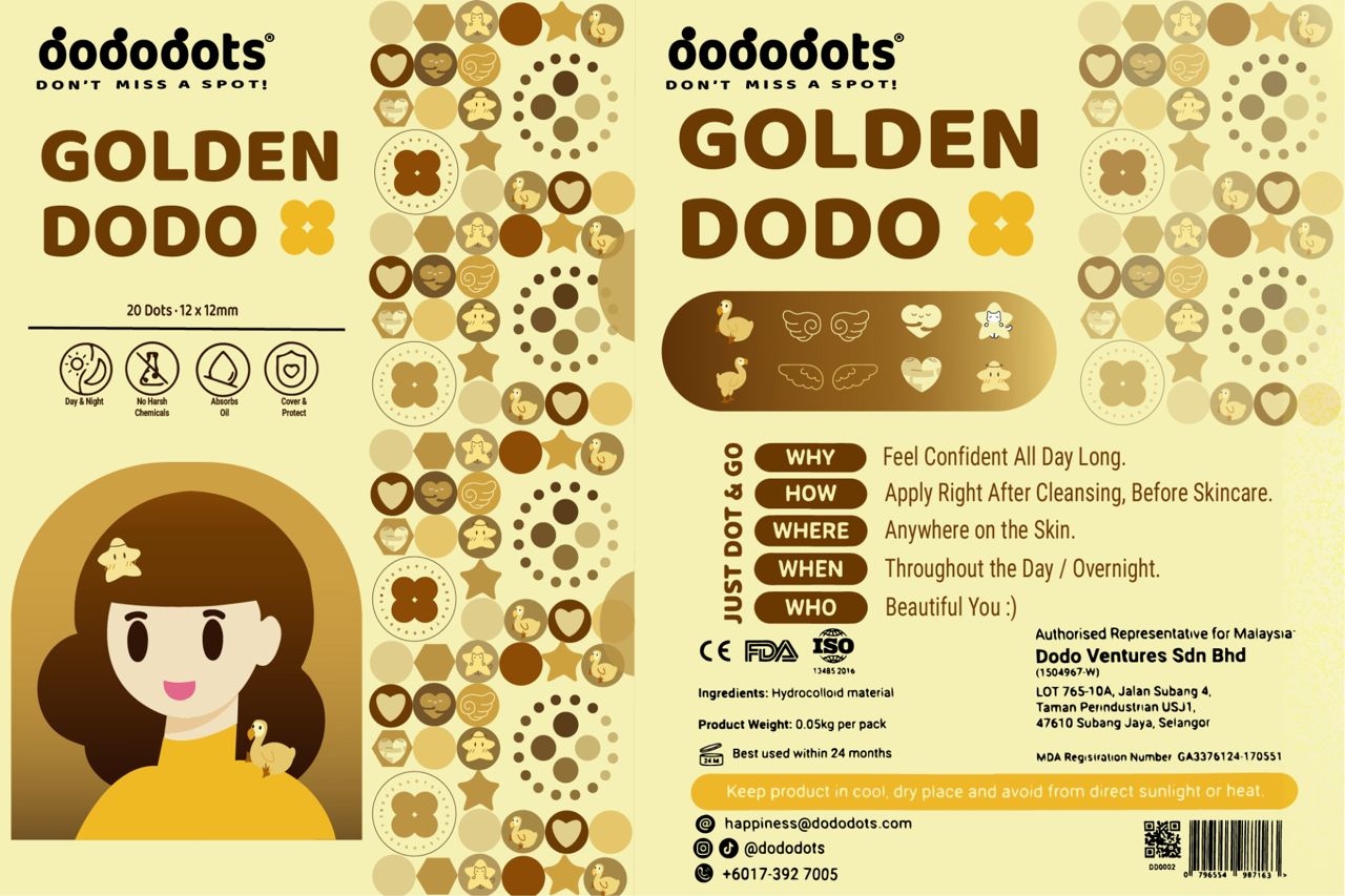 Golden Dodo packaging design